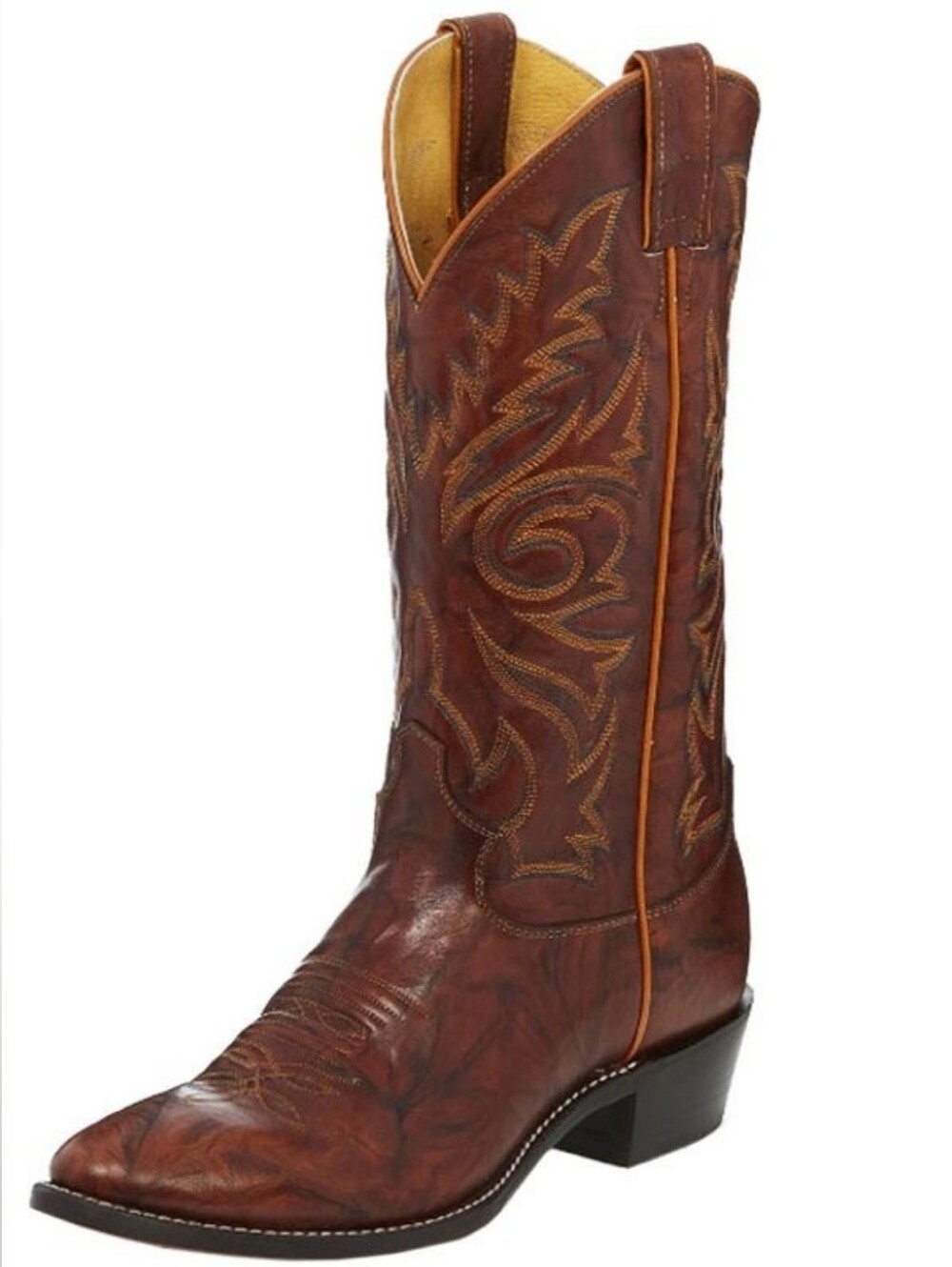 Justin Boots Brown Leather Tall Western Cowboy Boots